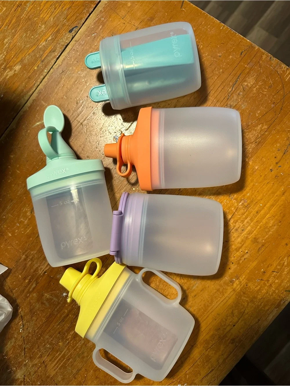 Pyrex Littles Silicone Baby Snack storage set